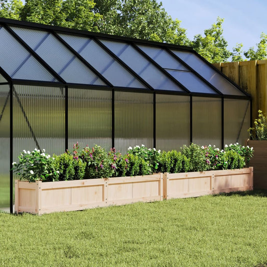 Jardiniere de grădină, 2 buc., lemn masiv de pin