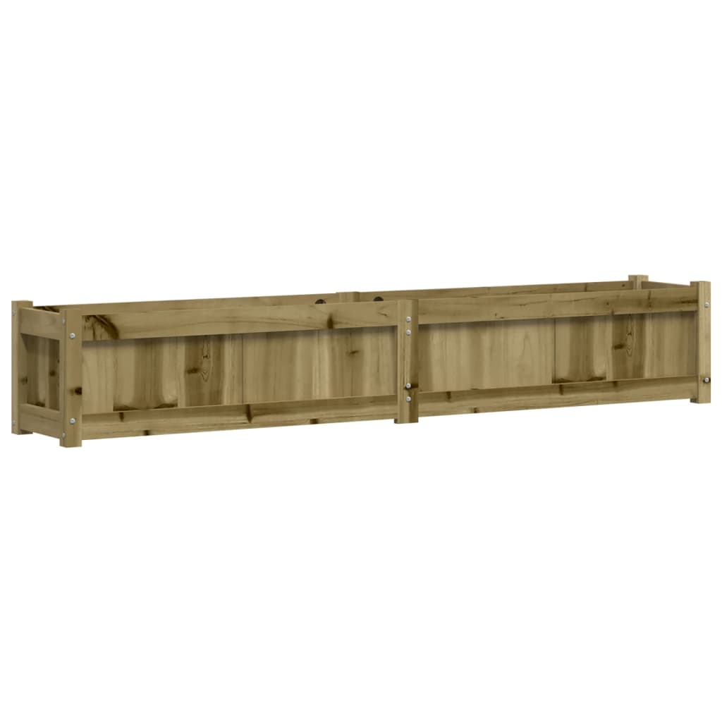 Jardiniere de gradina , 2 buc., lemn de pin impregnat