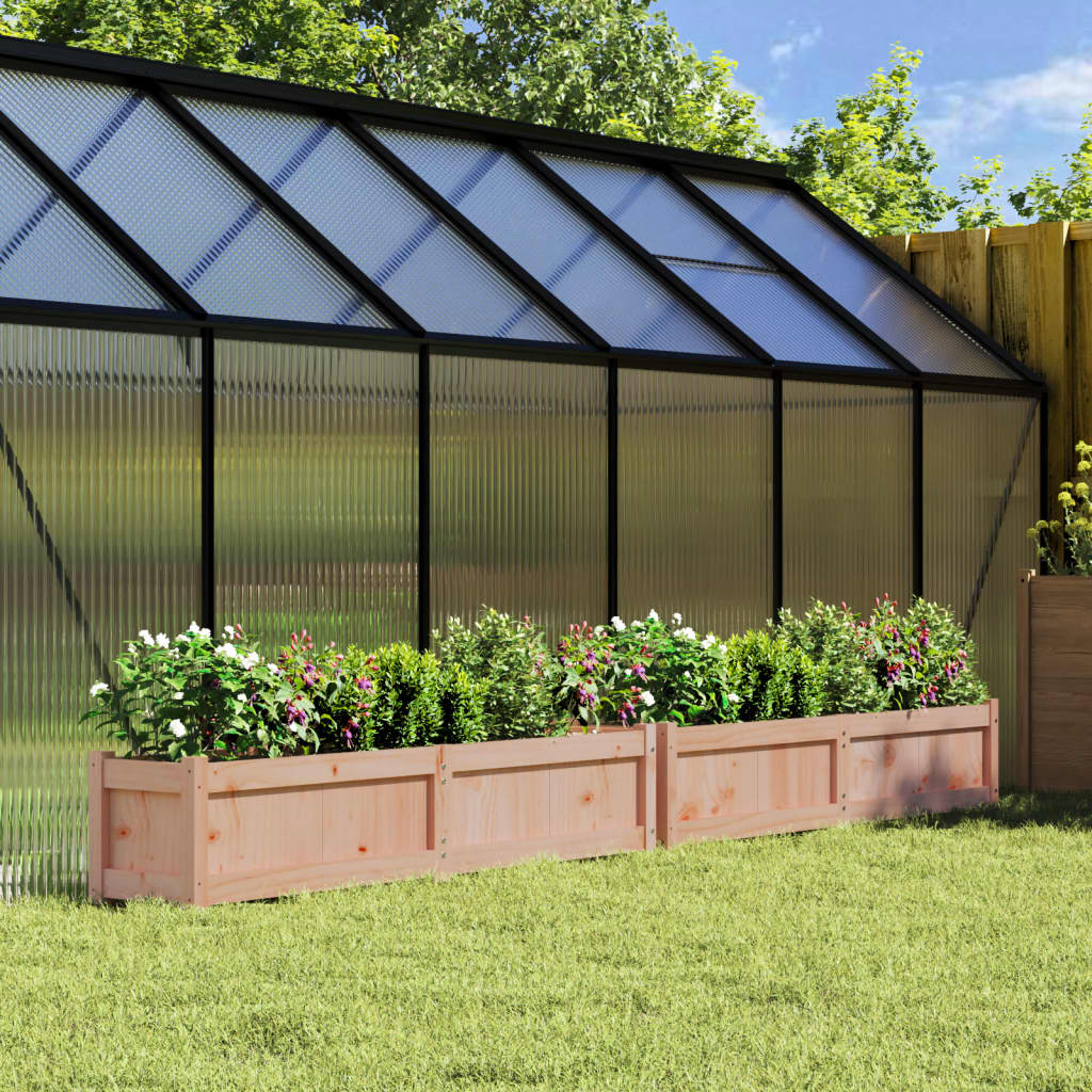 Jardiniere de grădină, 2 buc., lemn masiv douglas