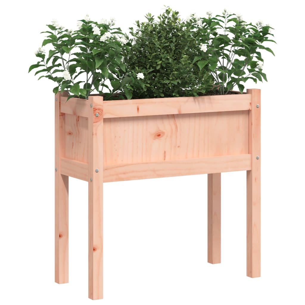 Jardinieră de grădină cu picioare 70x31x70cm lemn masiv Douglas