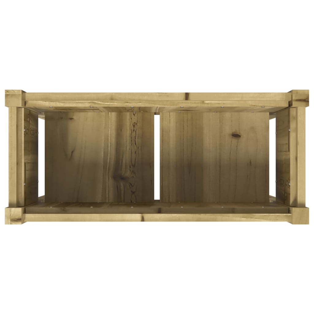 Jardiniere de gradina cu picioare 2 buc. lemn de pin impregnat