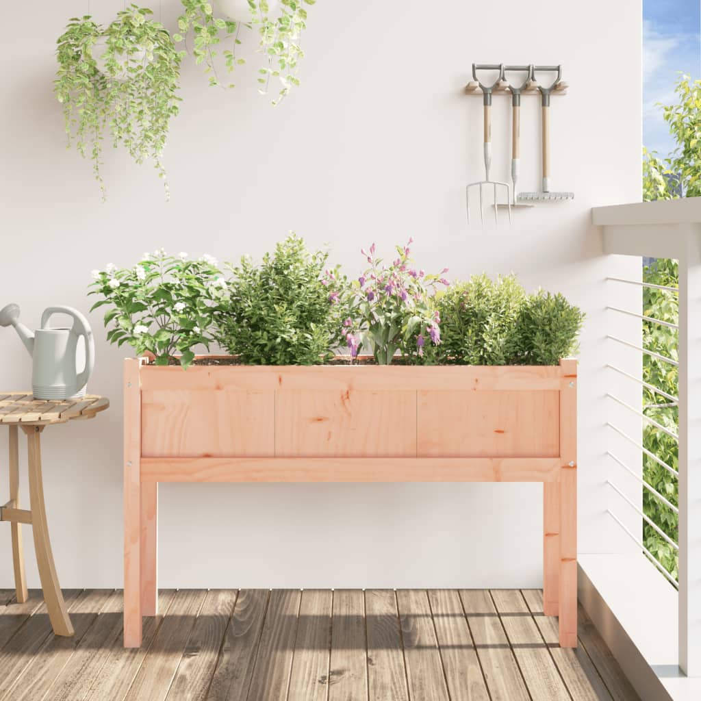 Jardinieră de grădină cu picioare110x31x70cm lemn masiv Douglas