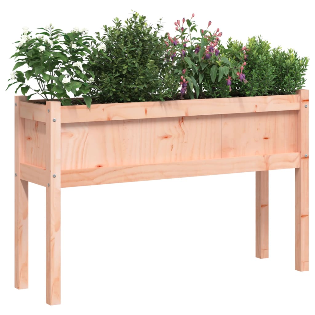 Jardinieră de grădină cu picioare110x31x70cm lemn masiv Douglas