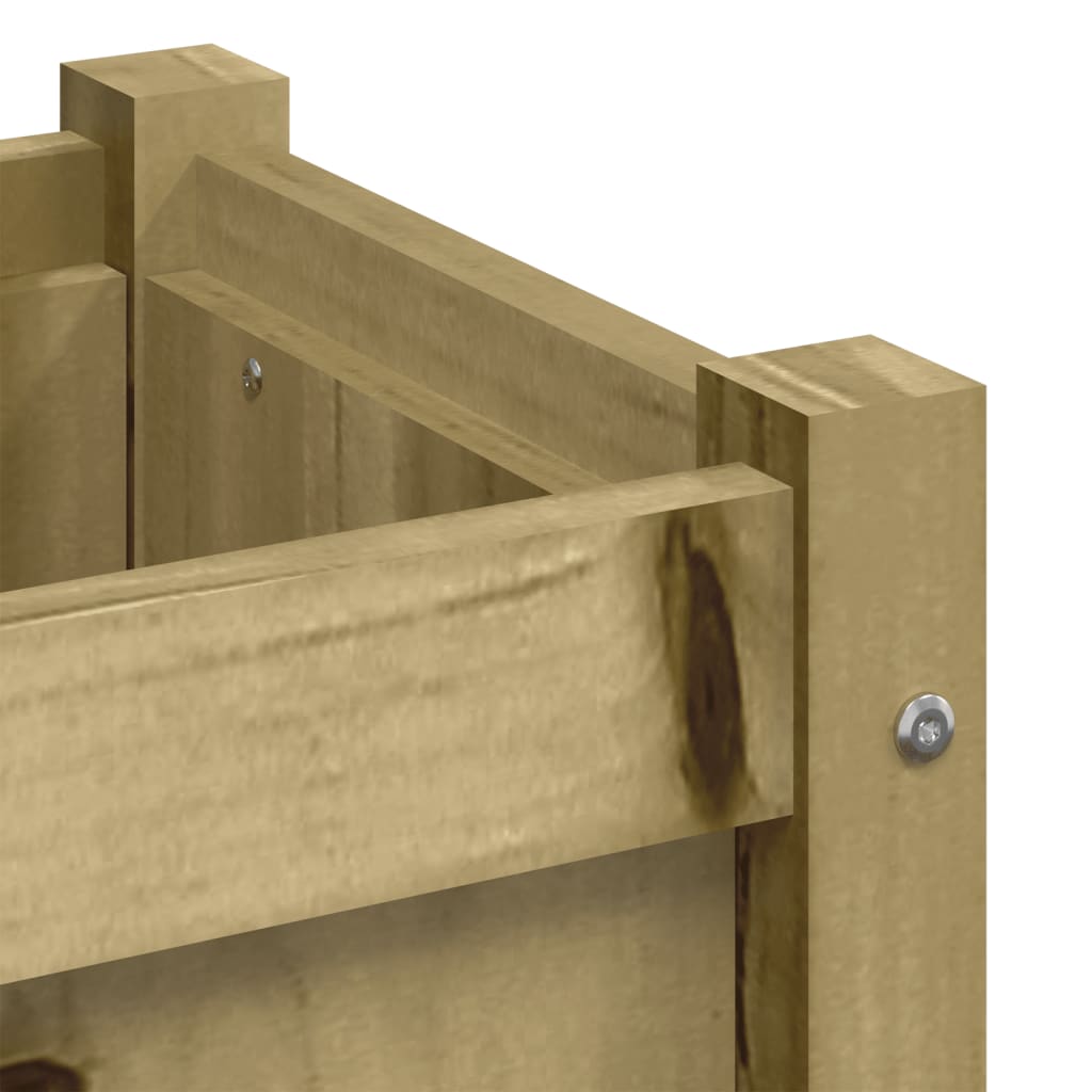 Jardiniere de gradina cu picioare 2 buc. lemn de pin impregnat