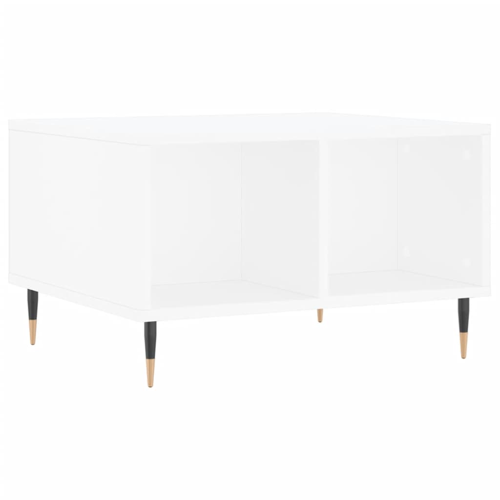 Coffee table, white, 60x50x36.5 cm, composite wood