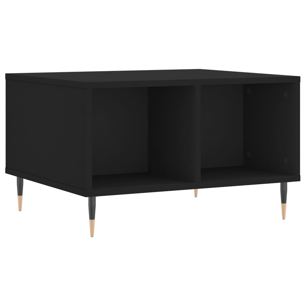 Coffee table, black, 60x50x36.5 cm, composite wood