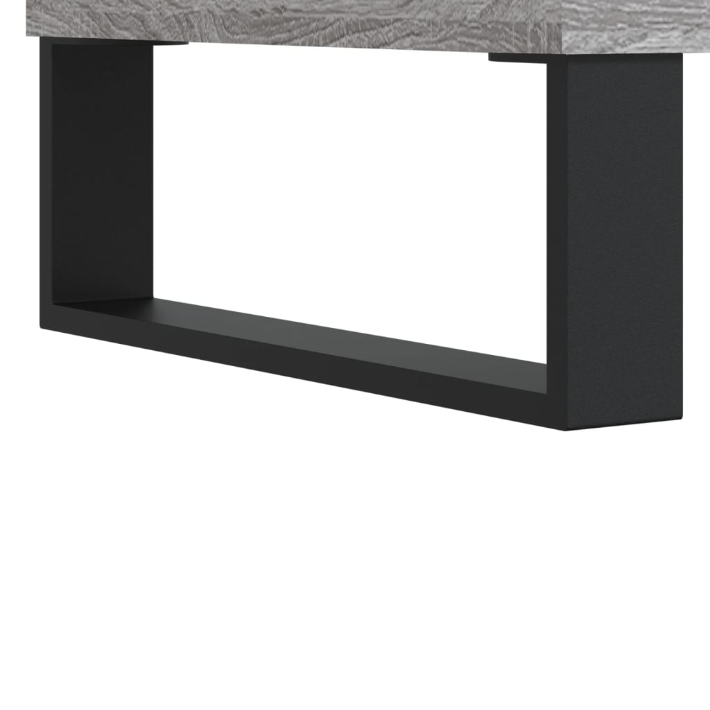 Coffee table, sonoma grey, 90x50x36.5 cm, processed wood
