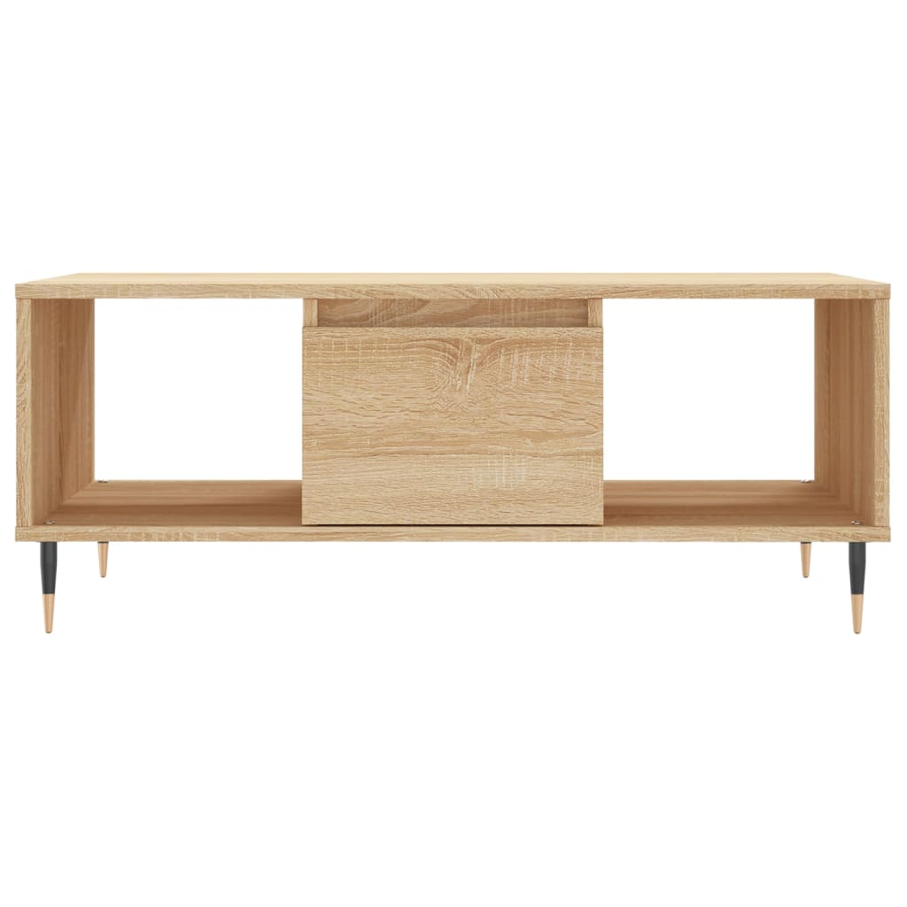 Coffee table, sonoma oak, 90x50x36.5 cm, composite wood