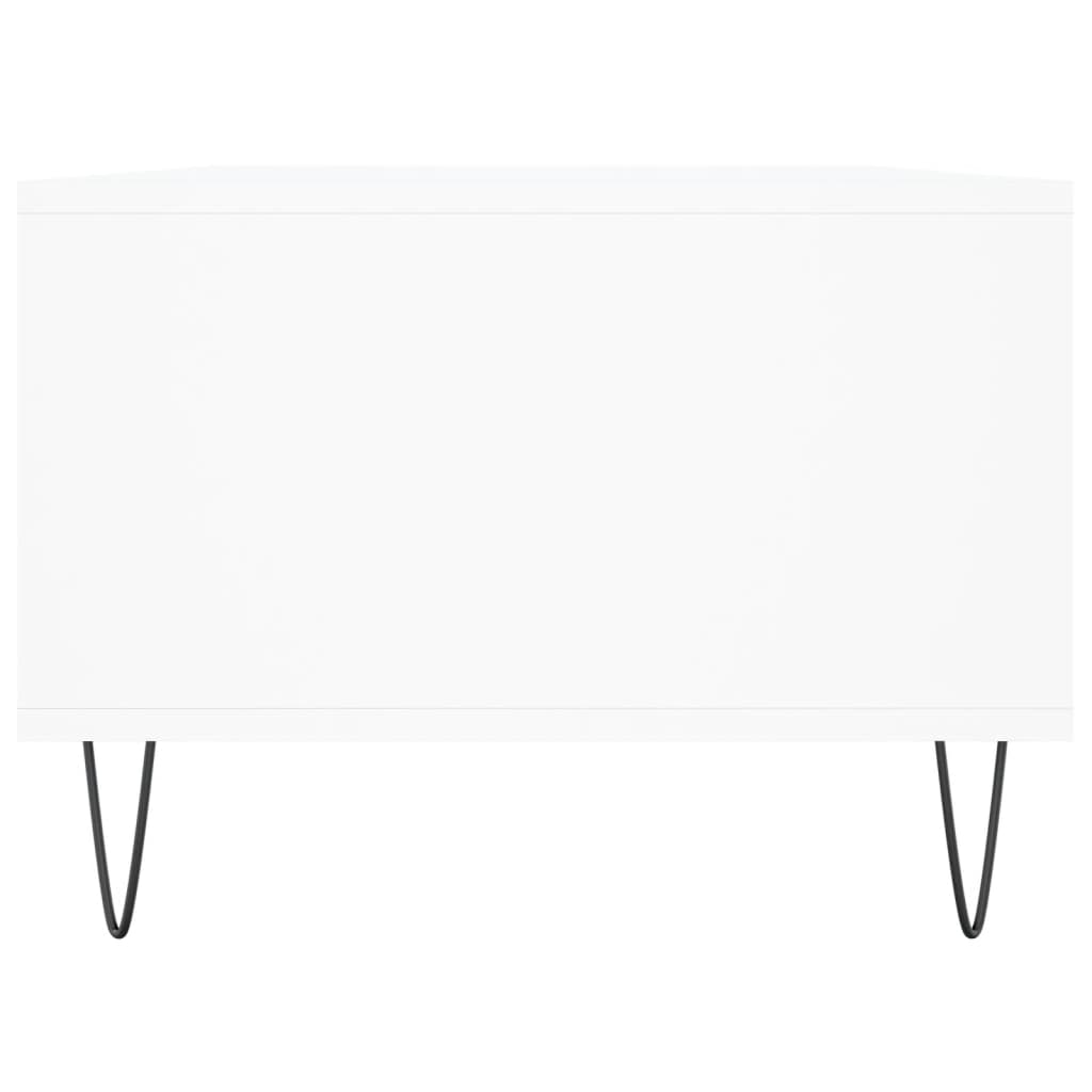 Coffee table, white, 90x50x36.5 cm, processed wood