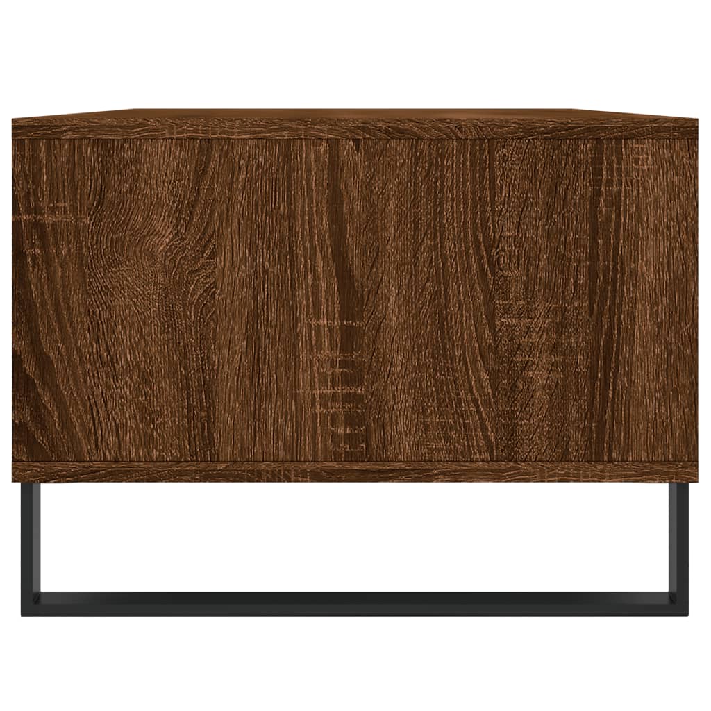 Coffee table, brown oak, 90x50x36.5 cm, processed wood