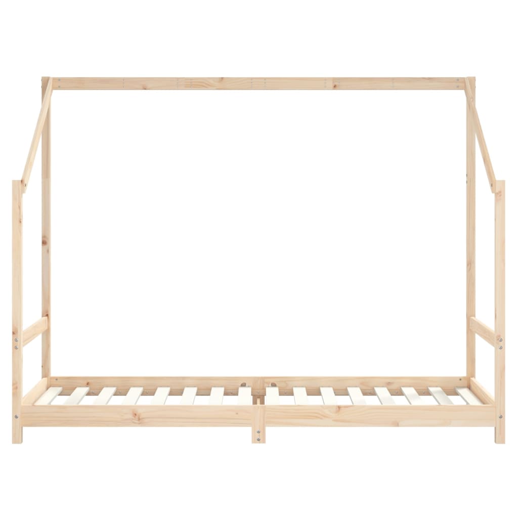 Bed frame for children, 90x200 cm, solid pine wood