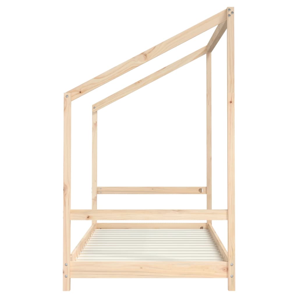 Bed frame for children, 90x200 cm, solid pine wood
