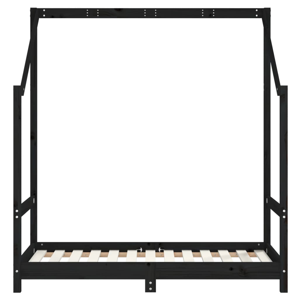 Bed frame for children, 70x140 cm, solid pine wood