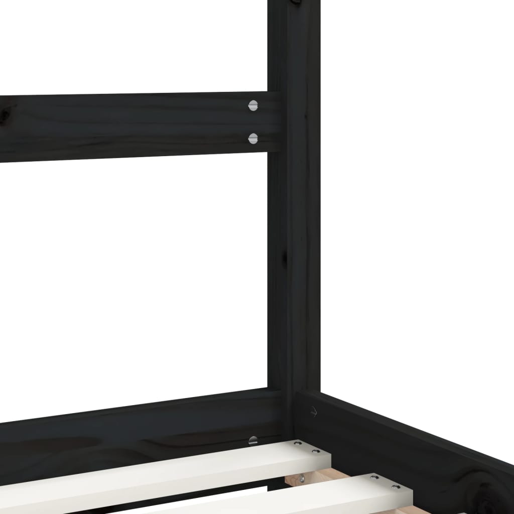 Bed frame for children, 70x140 cm, solid pine wood