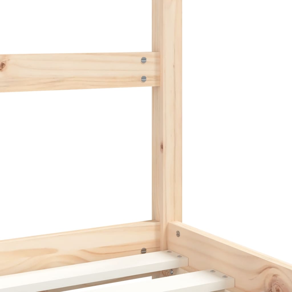 Bed frame for children, 90x190 cm, solid pine wood