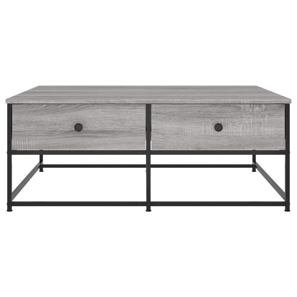 Coffee table, sonoma grey, 100x99x40 cm, processed wood
