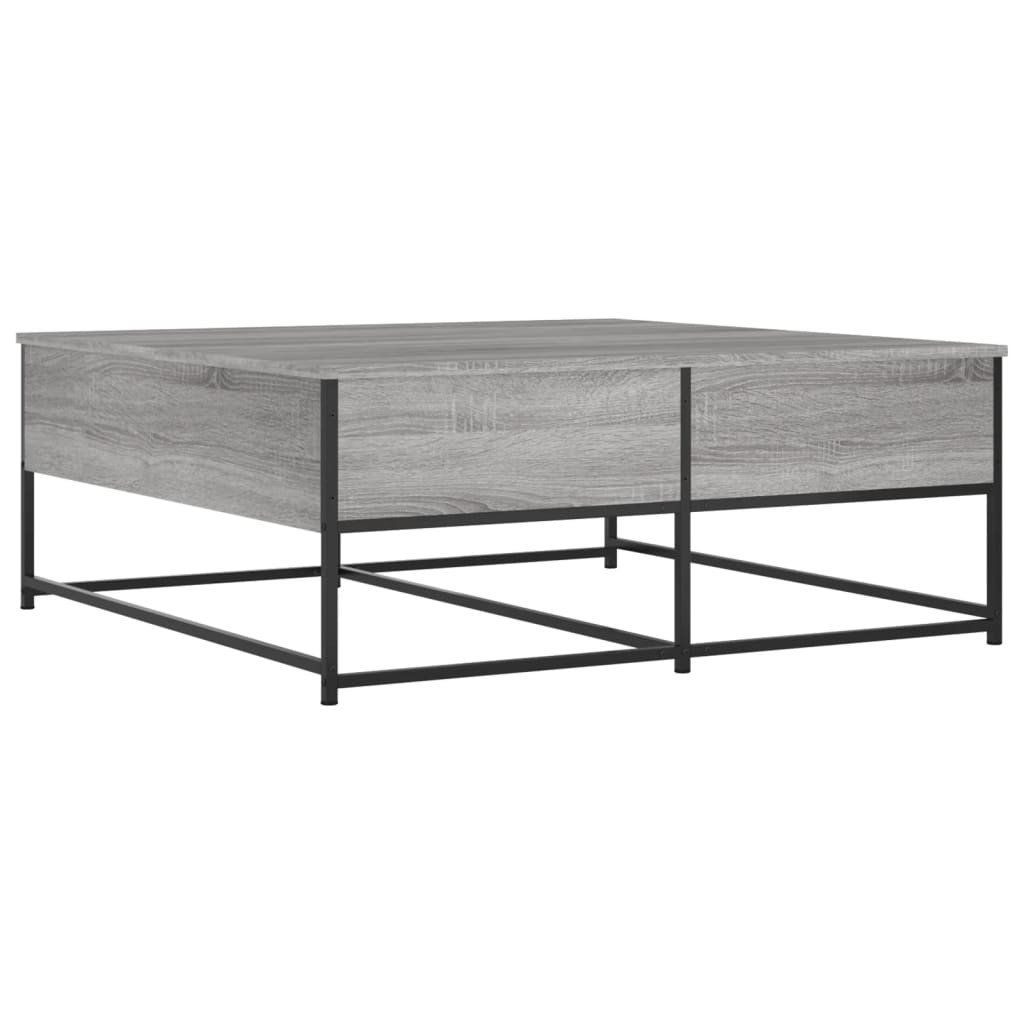 Coffee table, sonoma grey, 100x99x40 cm, processed wood
