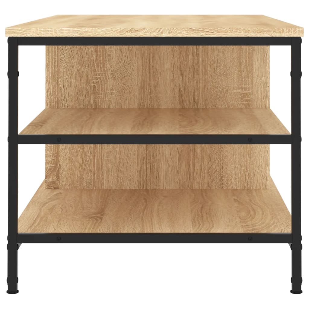 Coffee table, sonoma oak, 100x50x45 cm, processed wood
