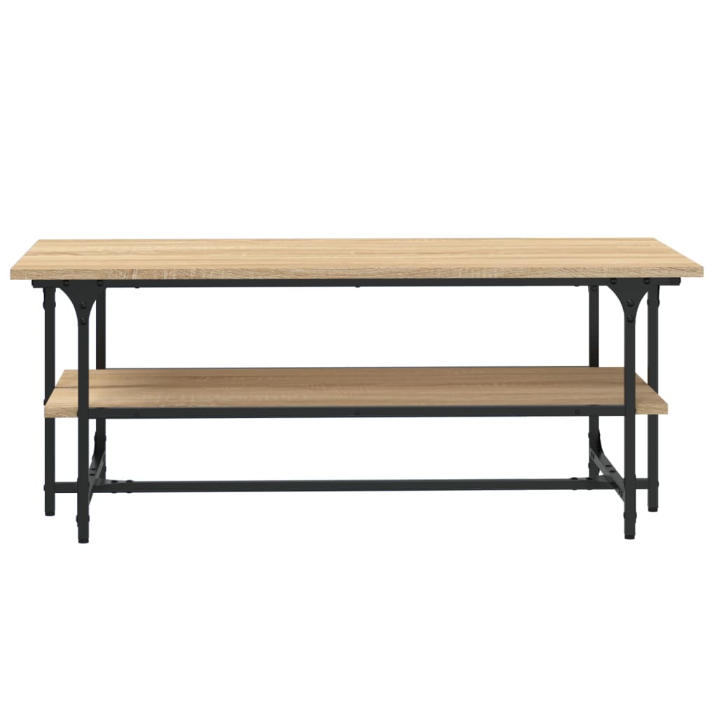 Coffee table, sonoma oak, 100x50x40 cm, processed wood