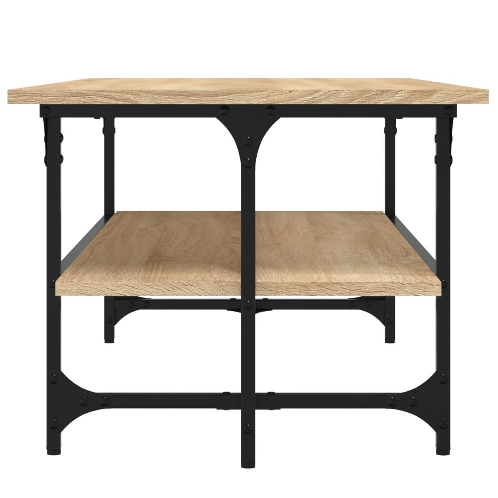 Coffee table, sonoma oak, 100x50x40 cm, processed wood