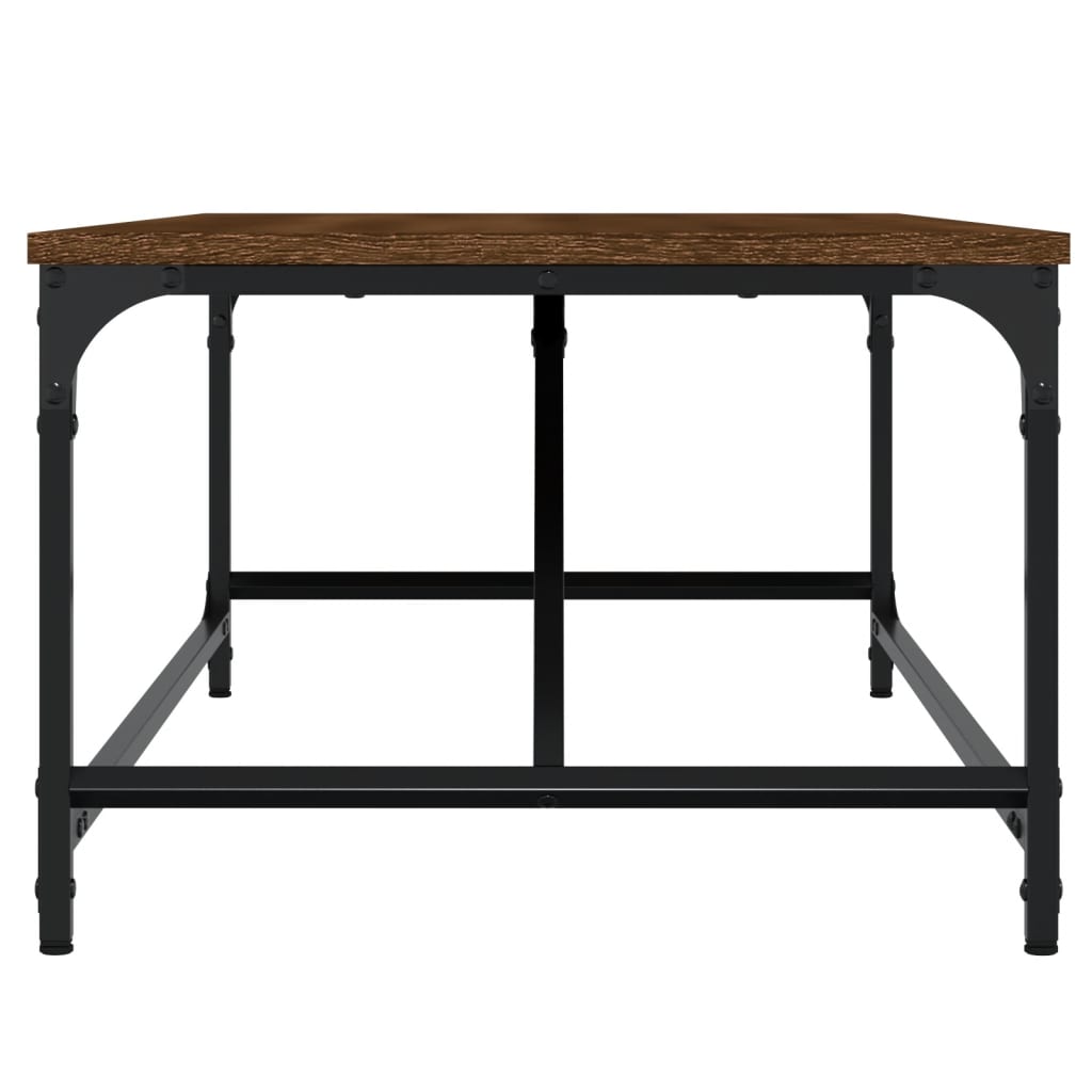 Coffee table, brown oak, 100x50x35 cm, processed wood