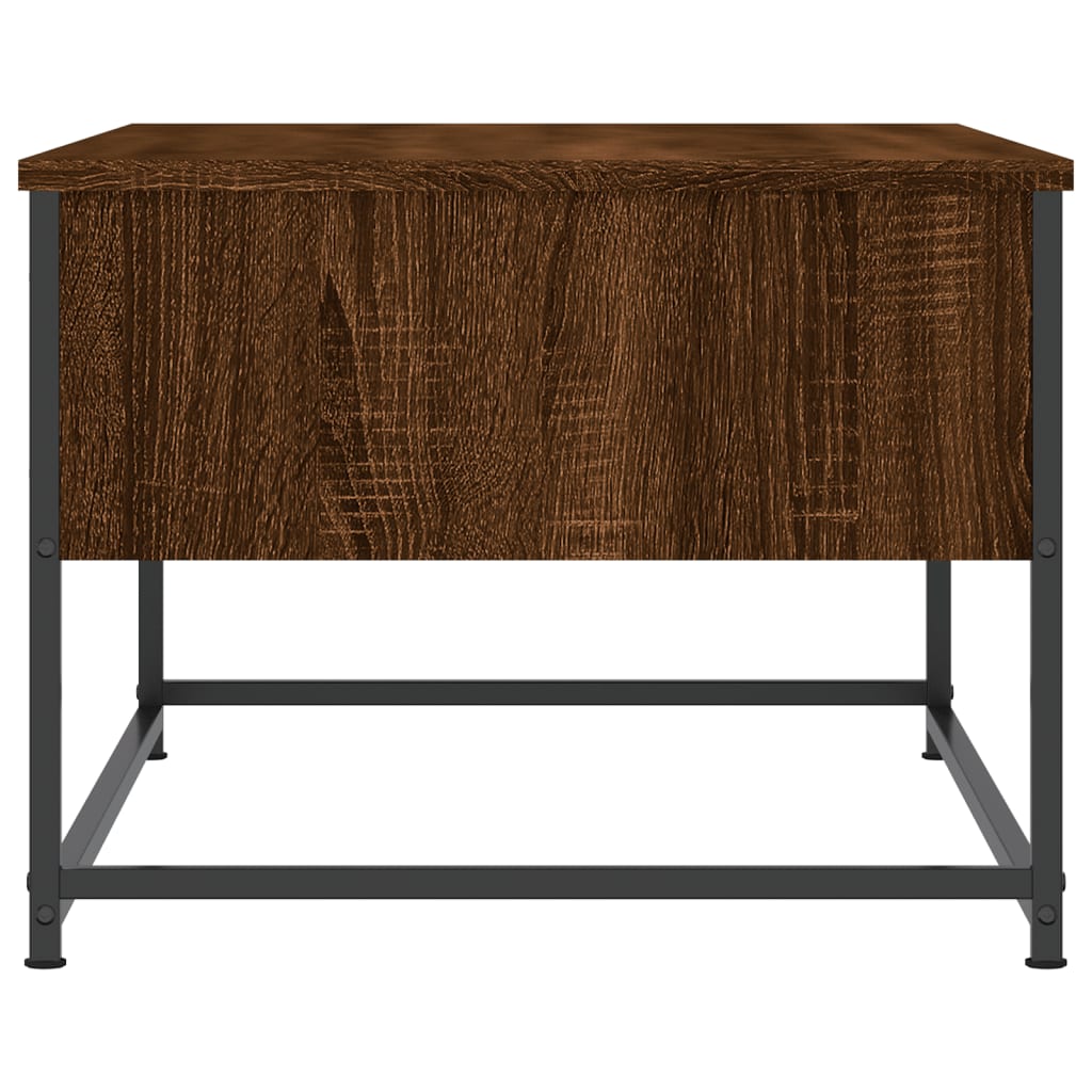 Coffee table, brown oak, 100x51x40 cm, processed wood