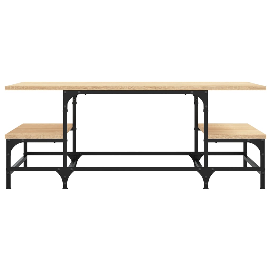 Coffee table, sonoma oak, 100x50.5x40 cm, processed wood