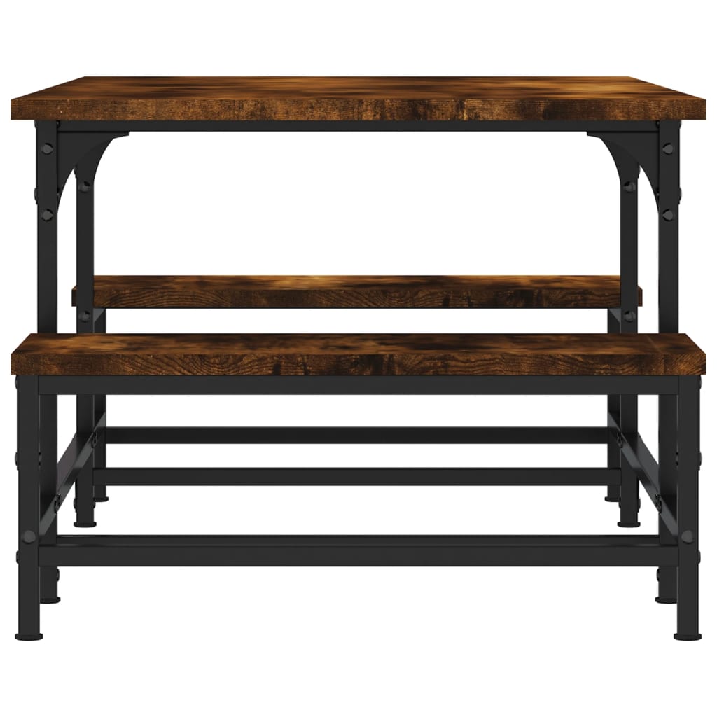Coffee table, smoked oak, 100x50.5x40 cm, processed wood
