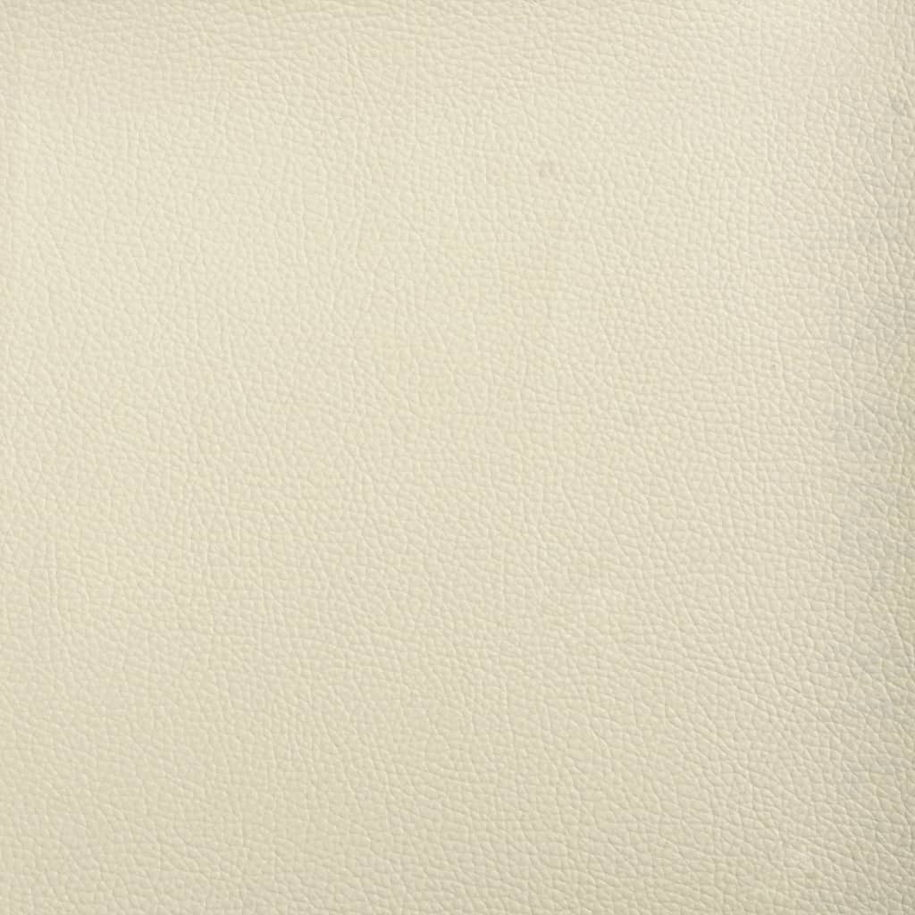 2-seater sofa, cream, 140 cm, ecological leather