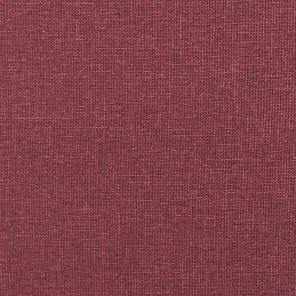 2-seater sofa, wine red, 120 cm, fabric