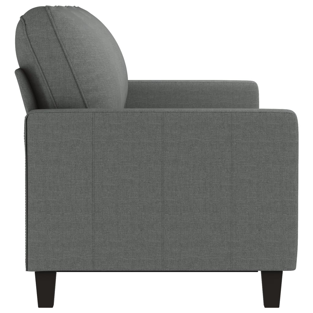 3-seater sofa, dark grey, 180 cm, fabric