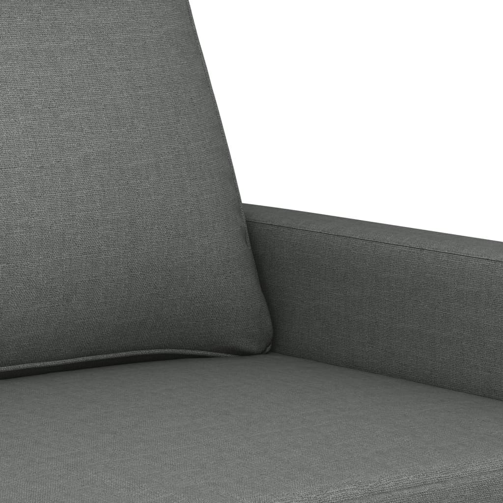3-seater sofa, dark grey, 180 cm, fabric