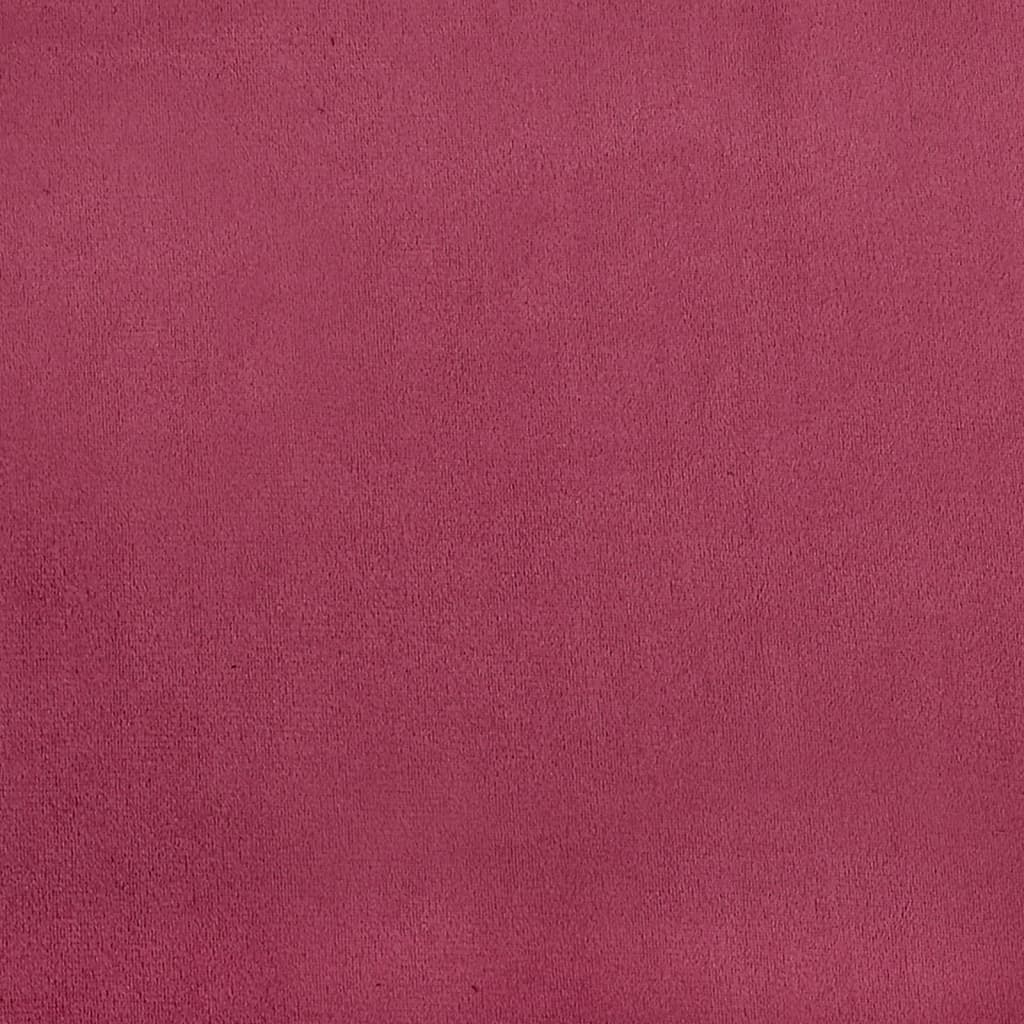 Single sofa, wine red, 60 cm, velvet