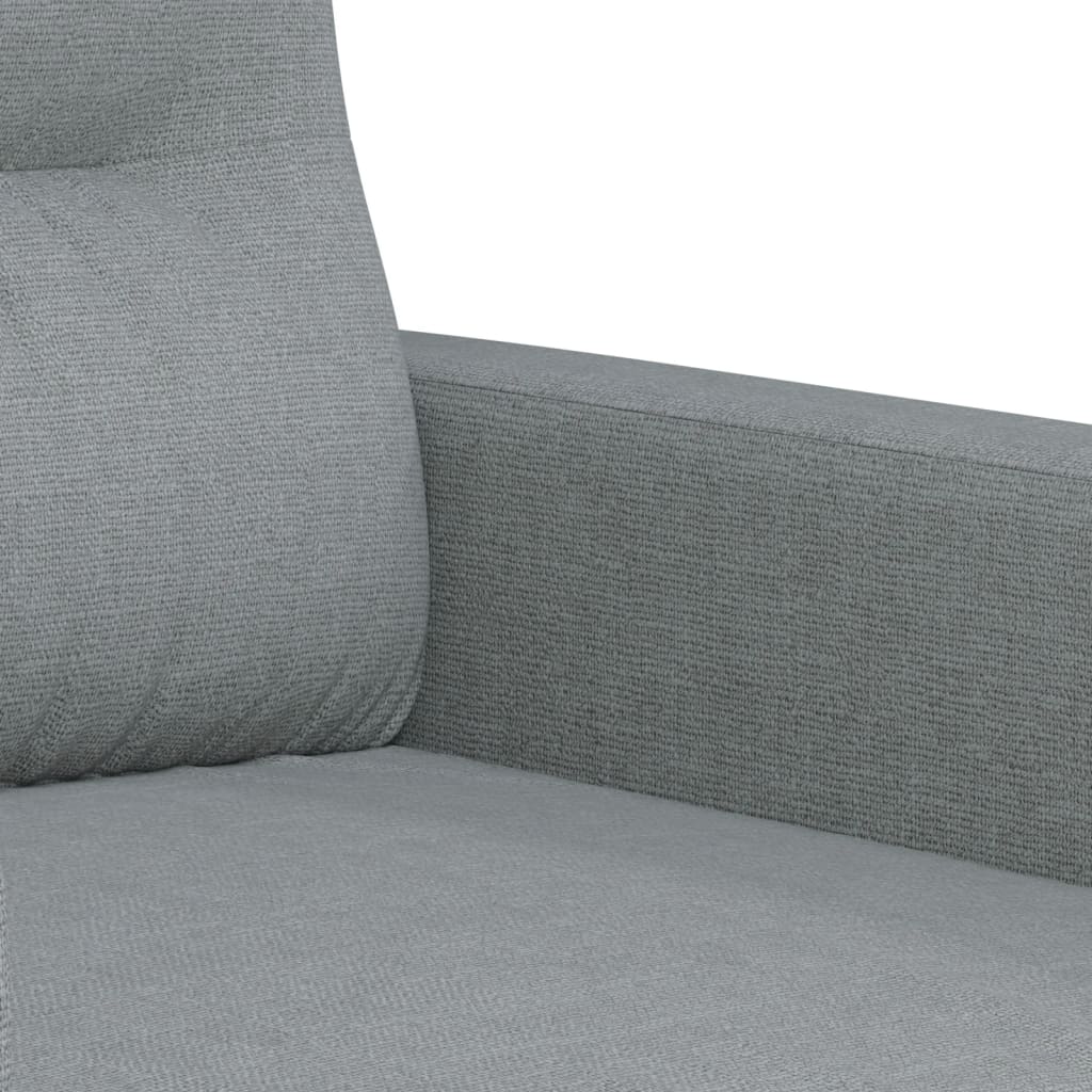 Sofa armchair, light grey, 60 cm, textile material