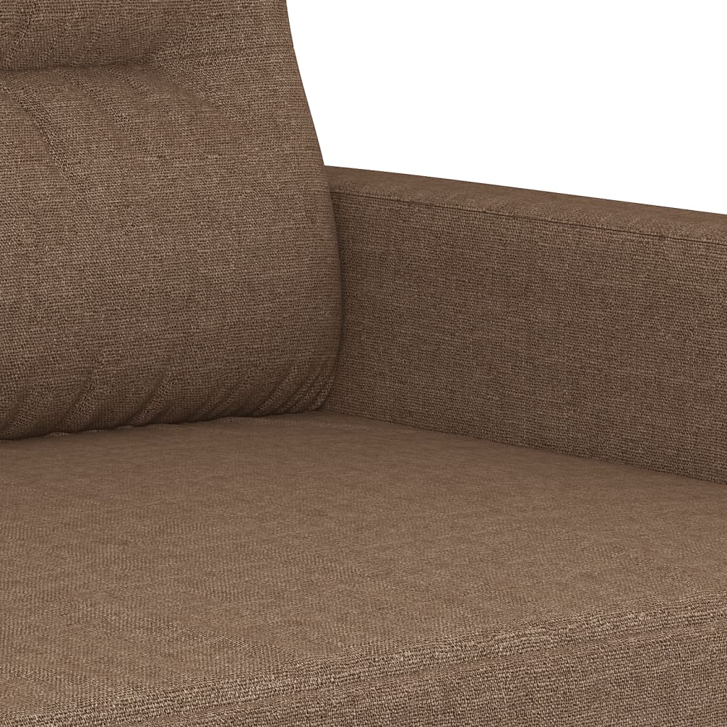 Sofa armchair, brown, 60 cm, textile material