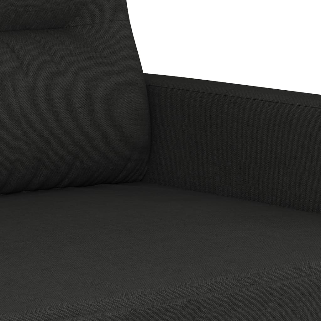 Sofa armchair, black, 60 cm, textile material