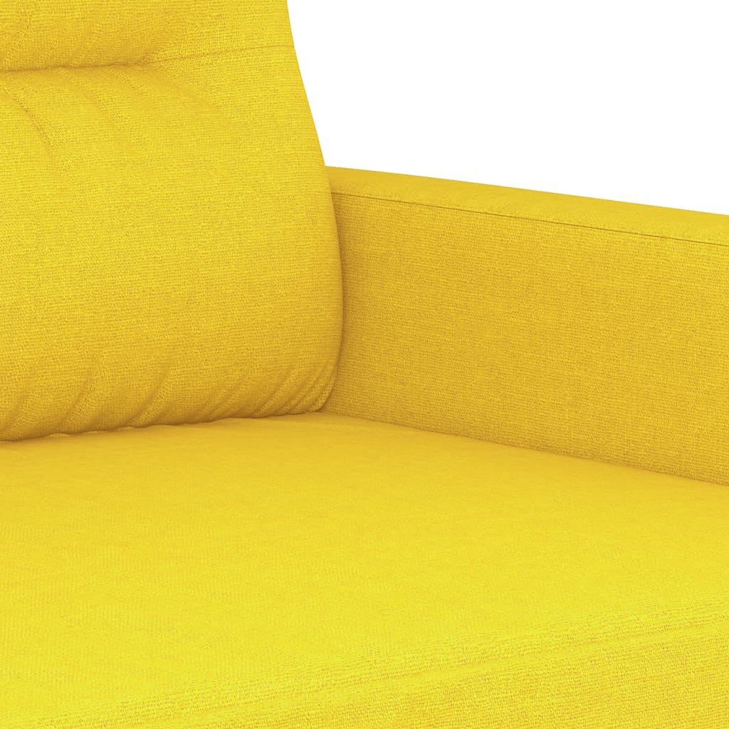 Sofa armchair, light yellow, 60 cm, fabric