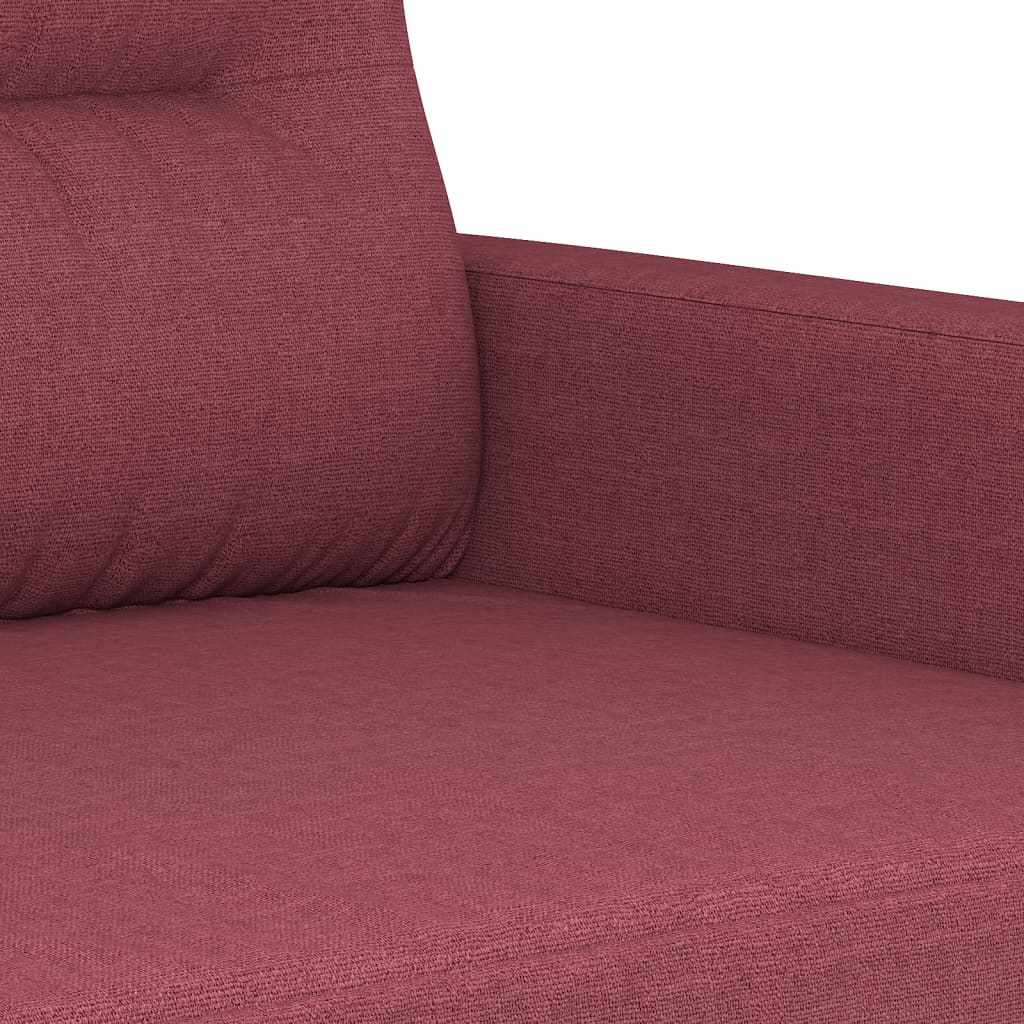 Sofa armchair, wine red, 60 cm, fabric