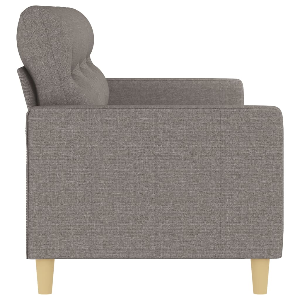 3-seater sofa, taupe, 180 cm, textile material