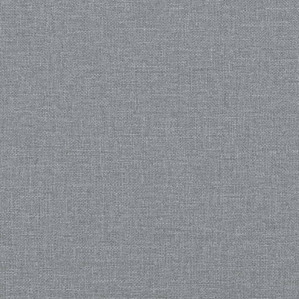 2-seater sofa, light grey, 140 cm, textile material