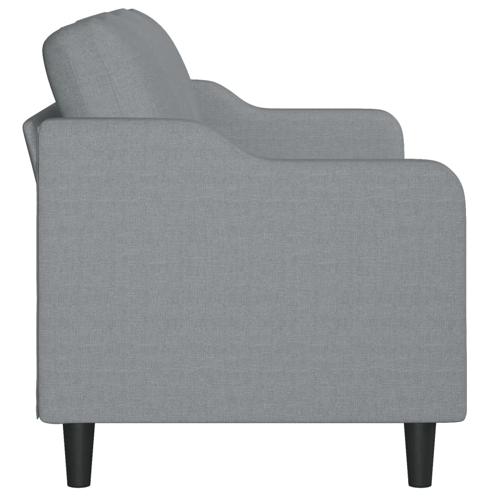 3-seater sofa, light gray, material 180CM textile