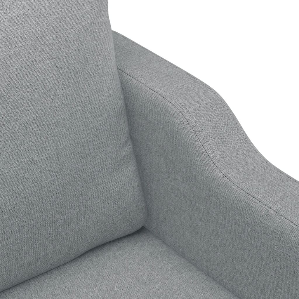 3-seater sofa, light gray, material 180CM textile