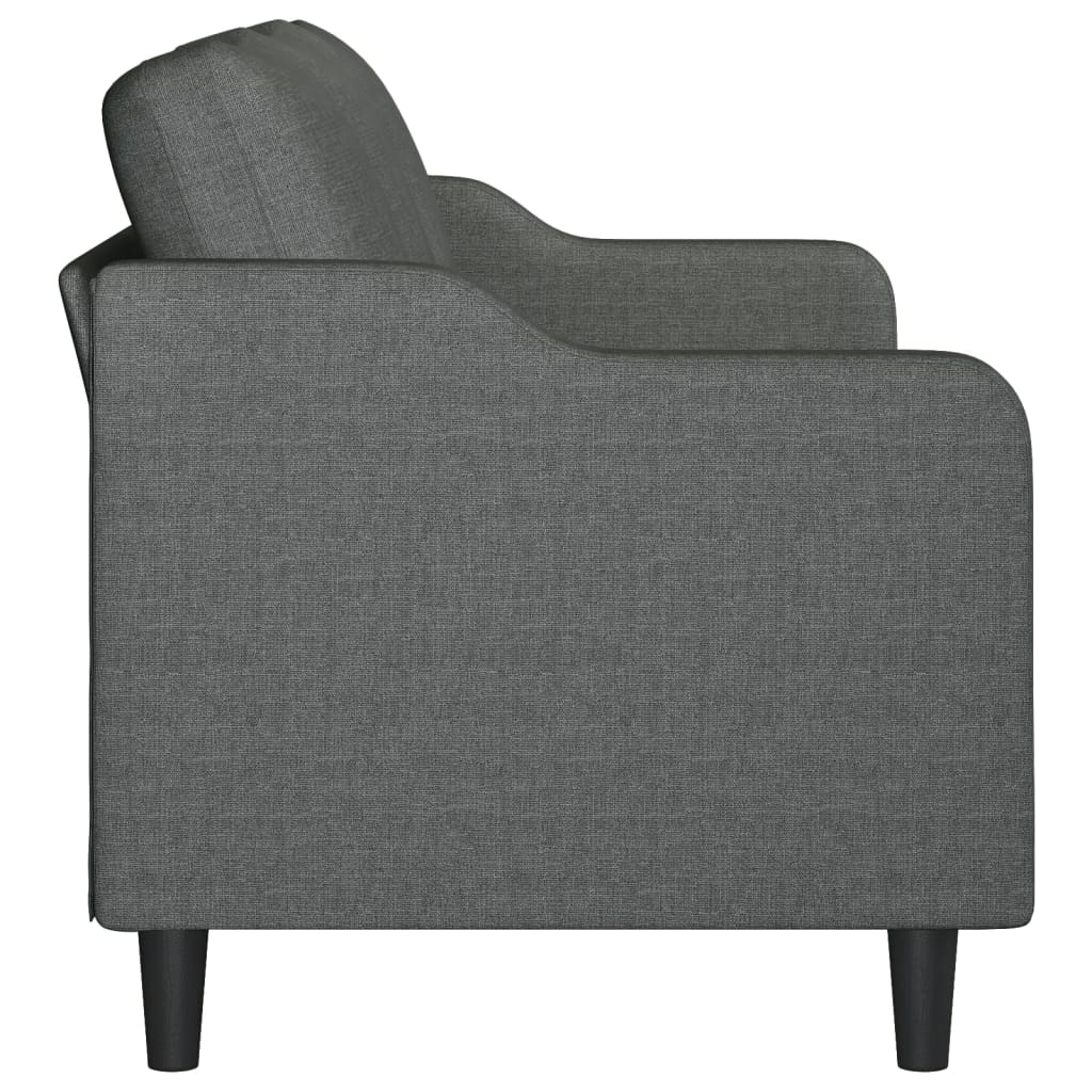 3-seater sofa, dark grey, 180 cm, fabric