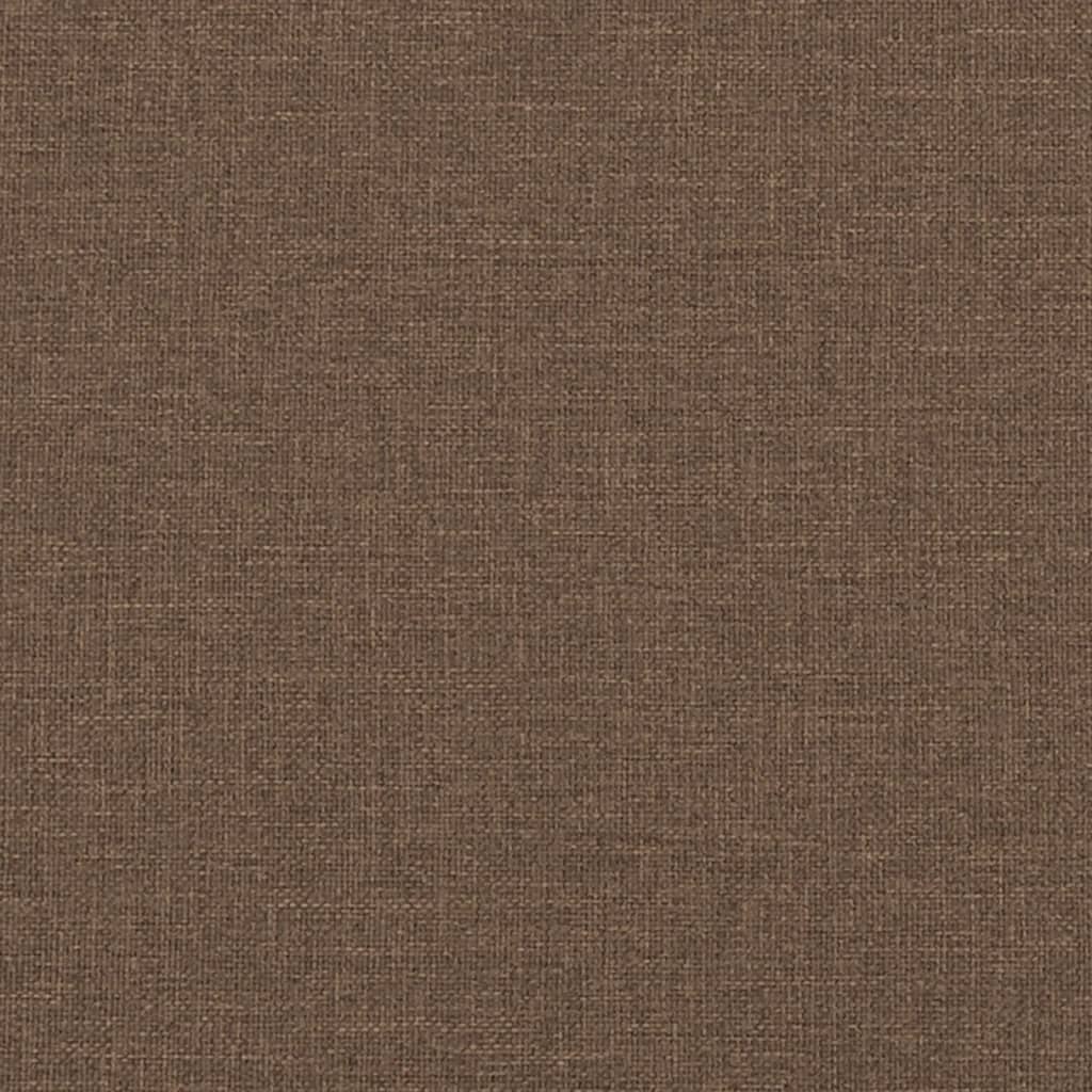3-seater sofa, brown, 180 cm, textile material