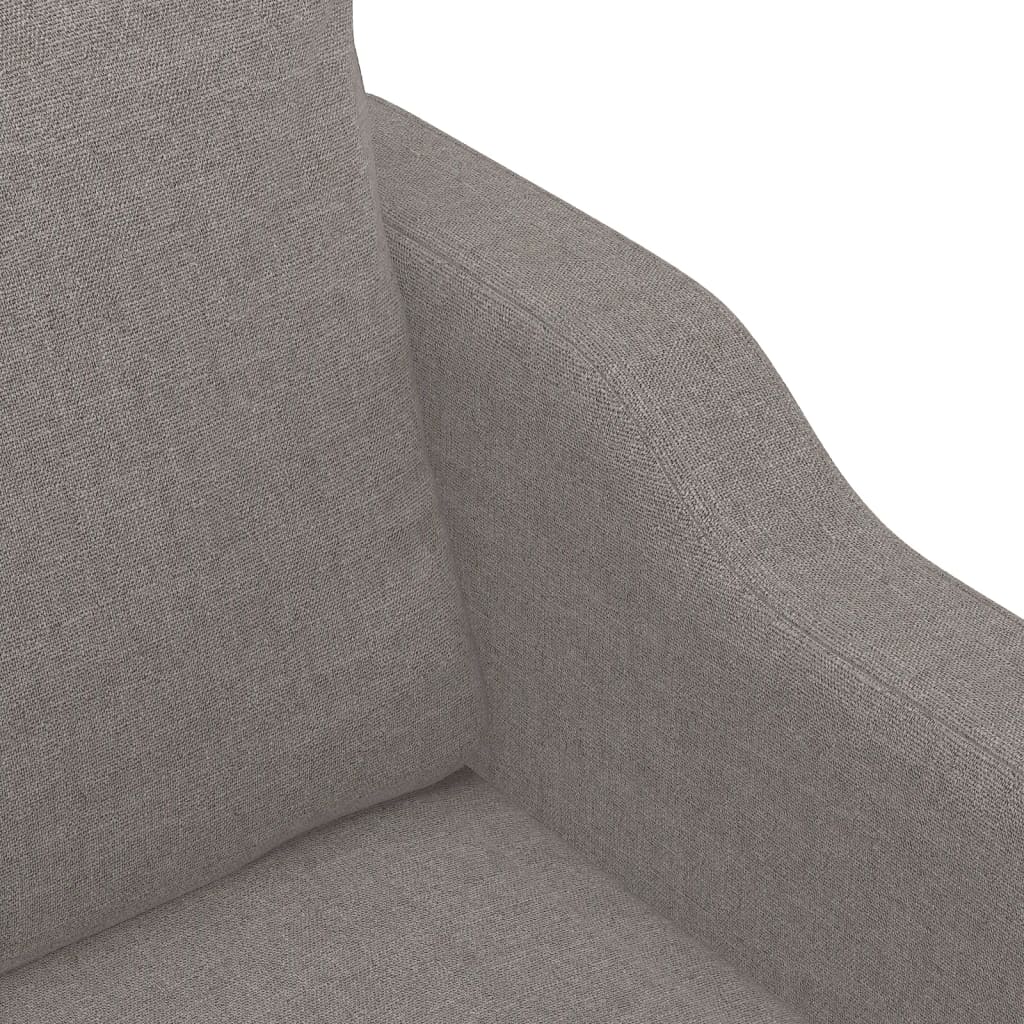 Canapea cu 3 locuri, taupe, 180 cm, material textil