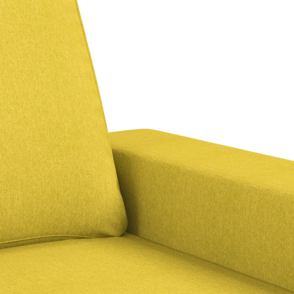 Sofa armchair, light yellow, 60 cm, fabric