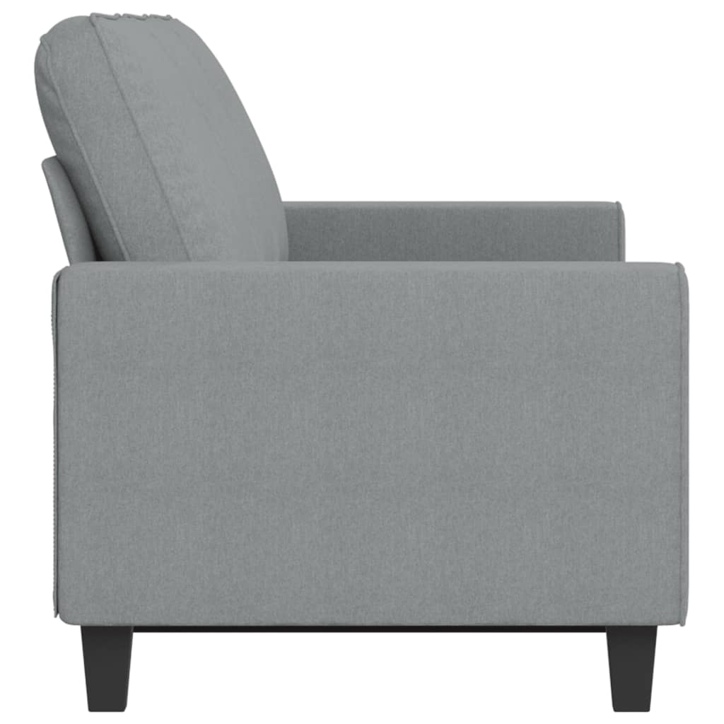 Canapea cu 3 locuri, gri deschis, material 180CM textil