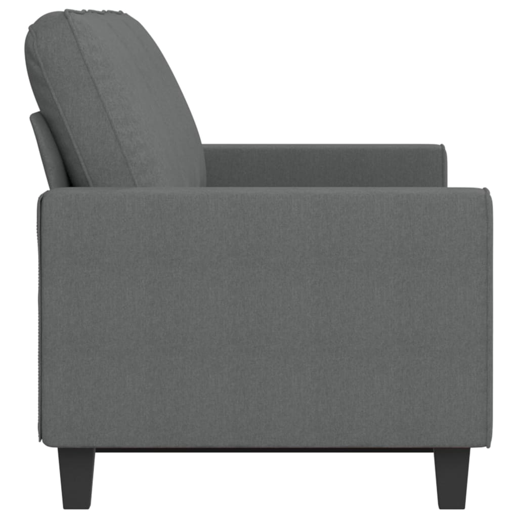 3-seater sofa, dark grey, 180 cm, fabric
