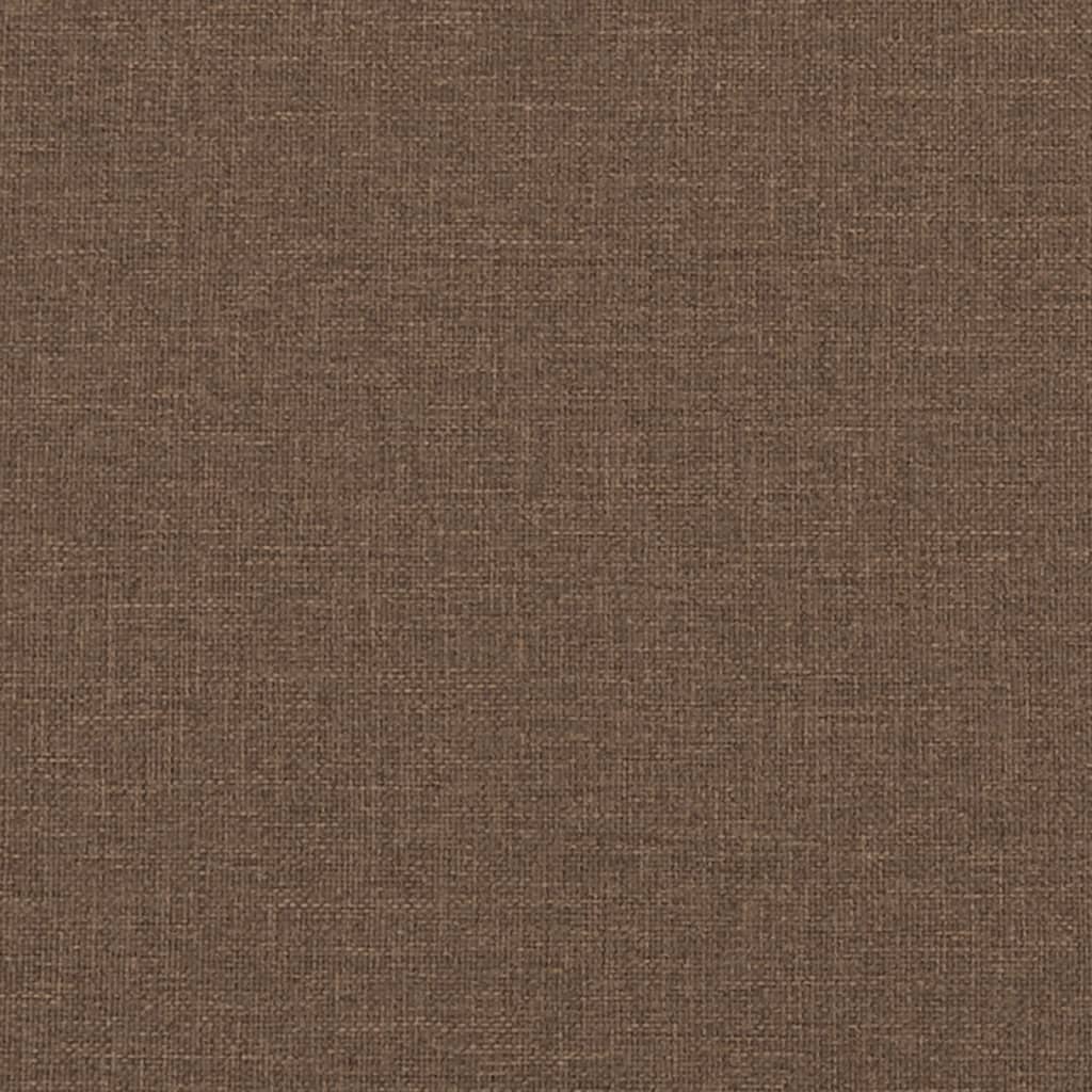 3-seater sofa, brown, 180 cm, textile material