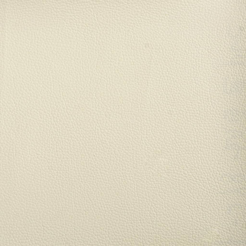 2-seater sofa, cream, 140 cm, ecological leather